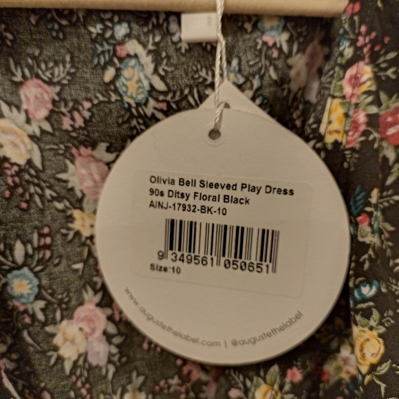 Auguste the label Olivia Bell sleeve Play dress size 10 - Picture 5 of 8